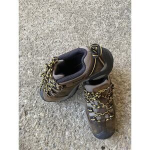 Keen Womens 8.5 W Steel Toe Hiker Work Shoe Brown